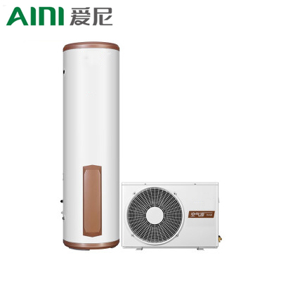 爱尼(AINI) 空气能热水器 75度高温热水 天际系列Ⅱ北方机型 白色320L(1.5HP主机